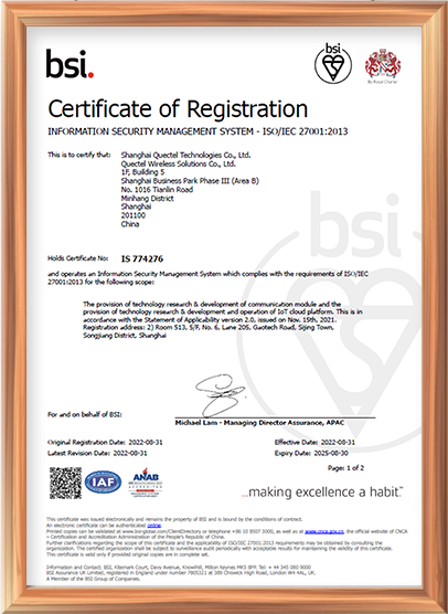 ISO/IEC 27001：信息安全管理体系